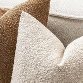 Decorative Textured Boucle Neutral Pillow Covers
